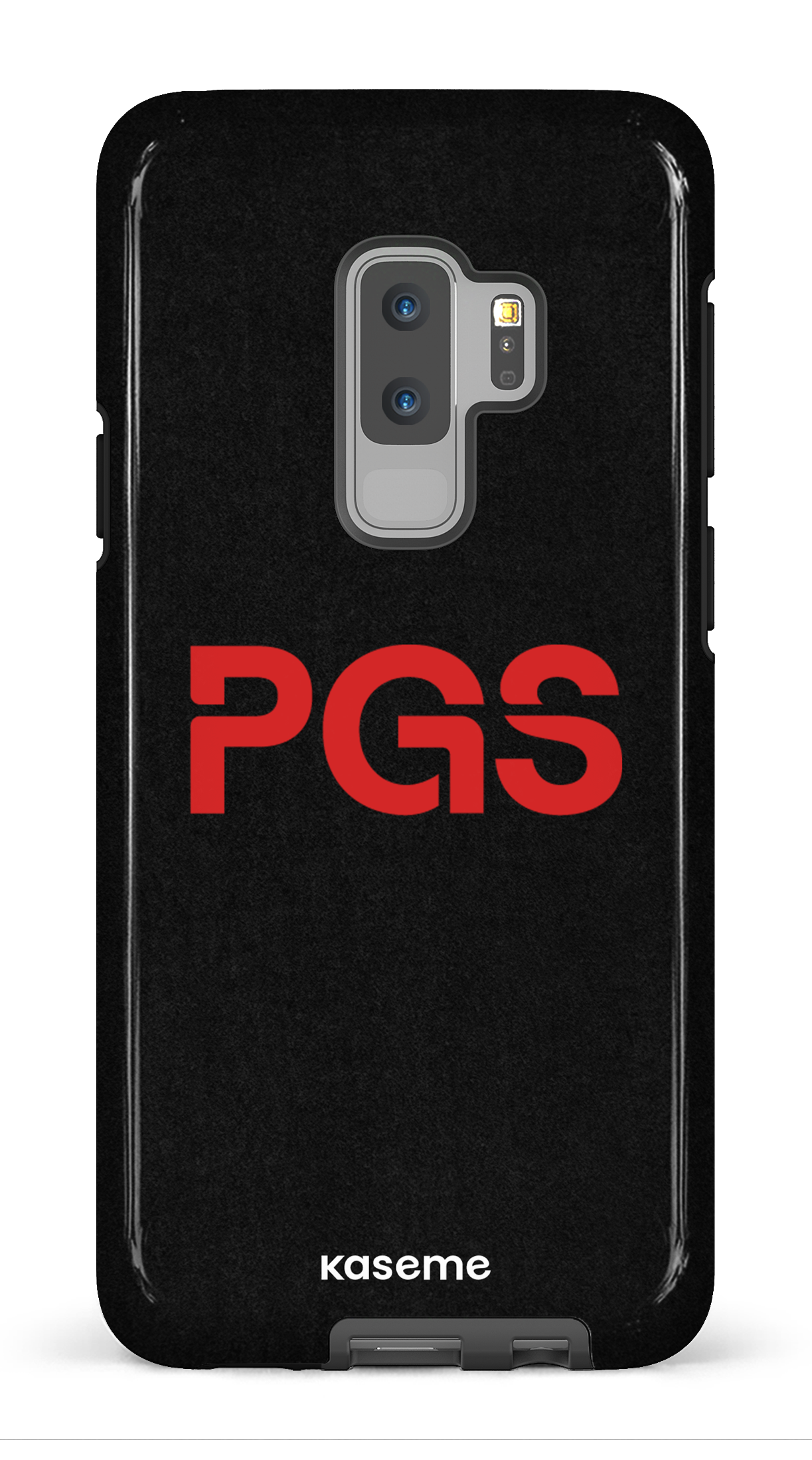 Galaxy S9 Plus Tough PGS Noir&Rouge -