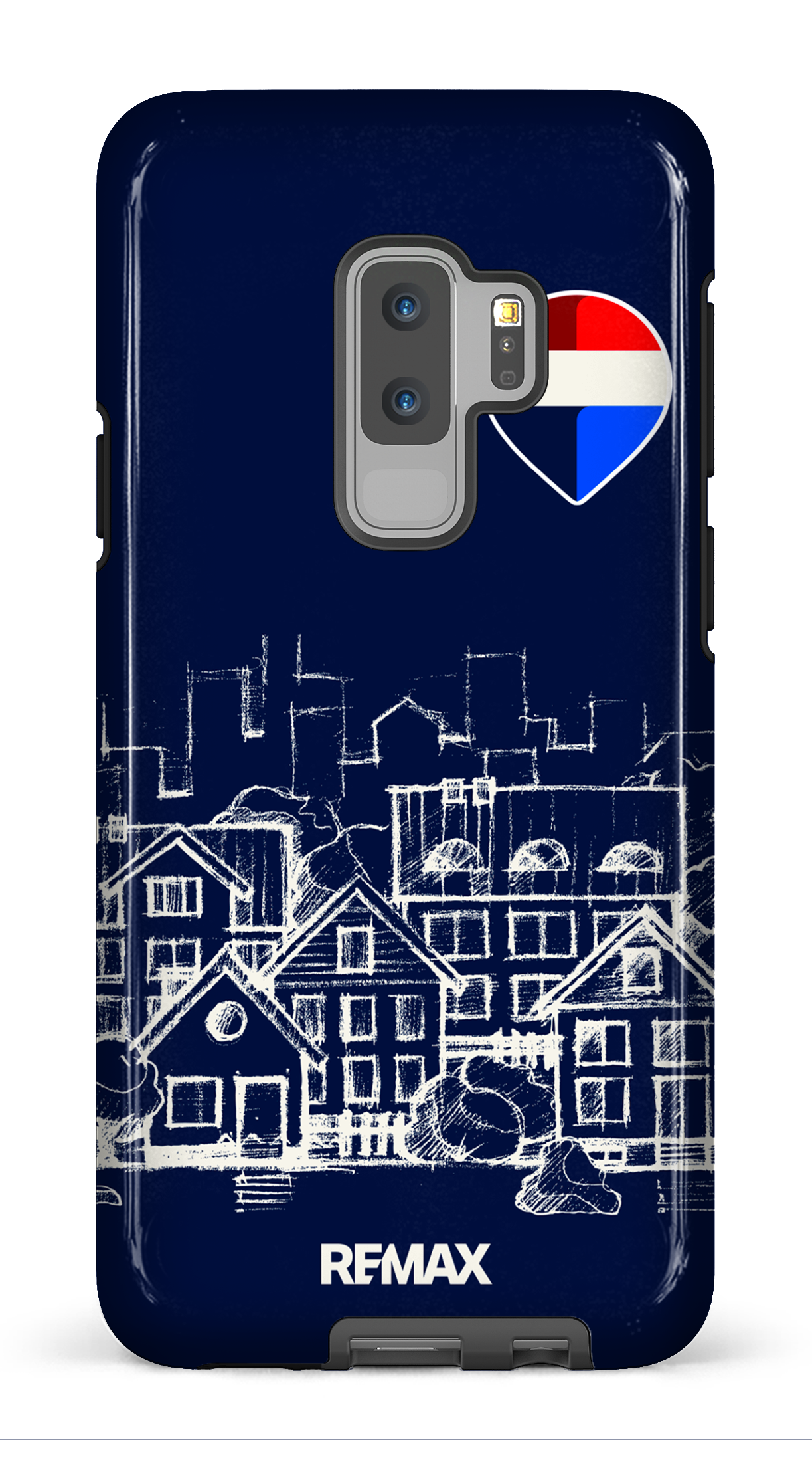 Galaxy S9 Plus Tough Remax Sketch Bleu -