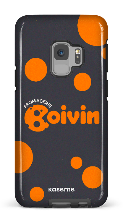 Galaxy S9 Tough Boivin Gris x Ronds -