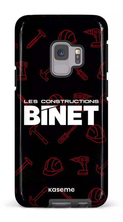 Galaxy S9 Tough Constructions Binet Noir -