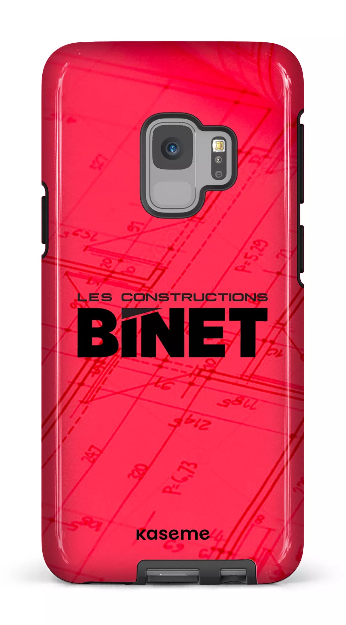 Galaxy S9 Tough Constructions Binet Rouge -