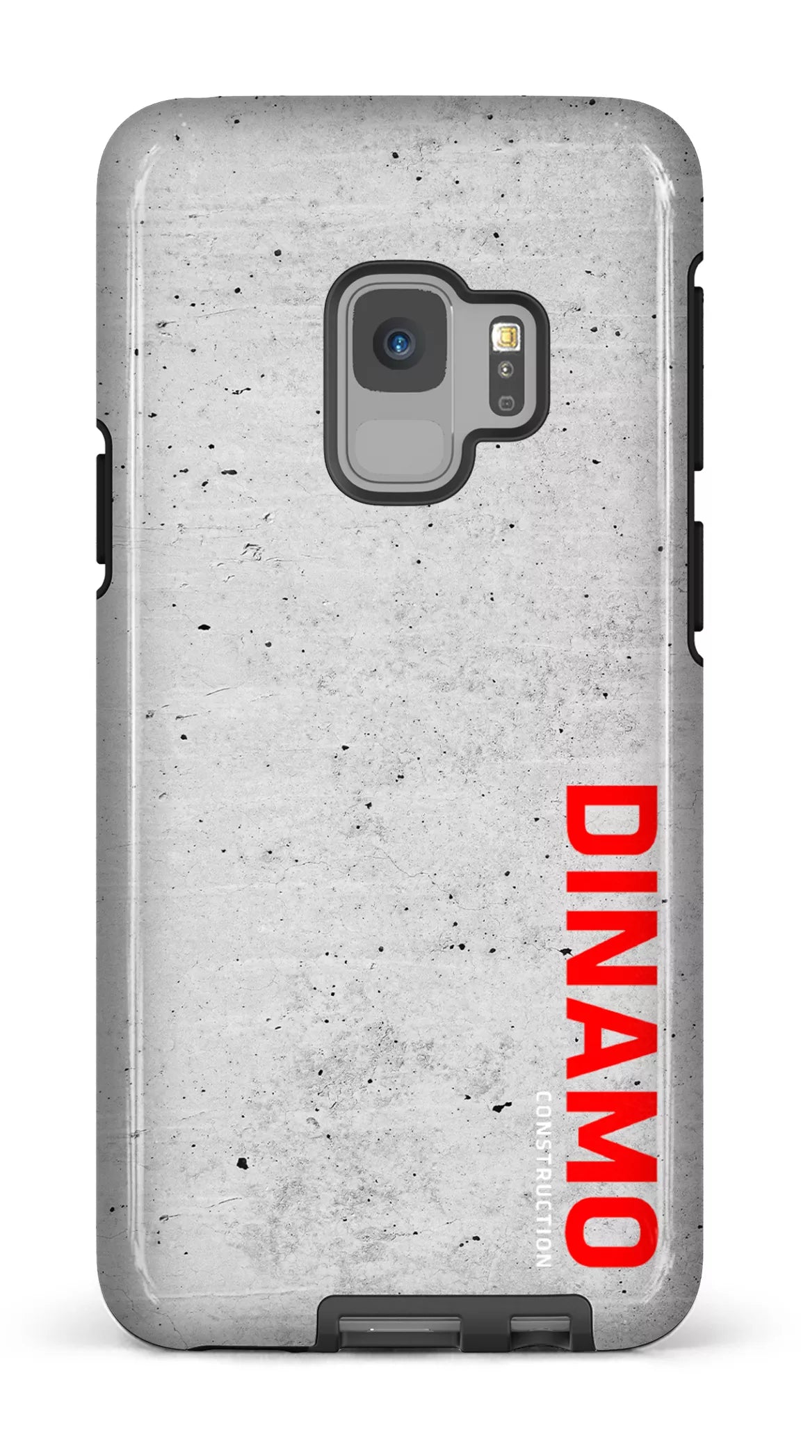 Galaxy S9 Tough Dinamo Gris x Logo Rouge -