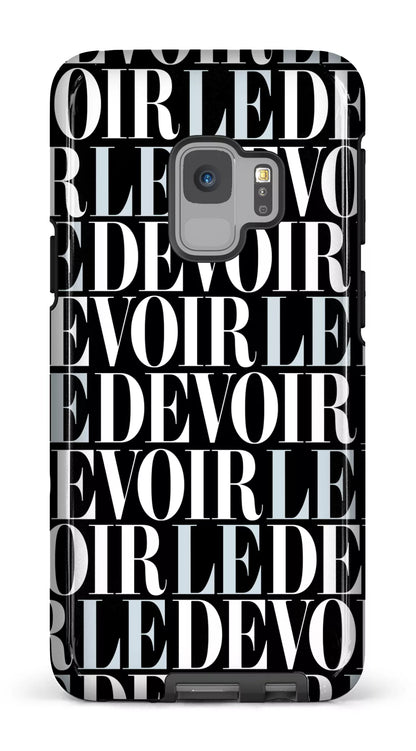 Galaxy S9 Tough Le Devoir — Gros logos -