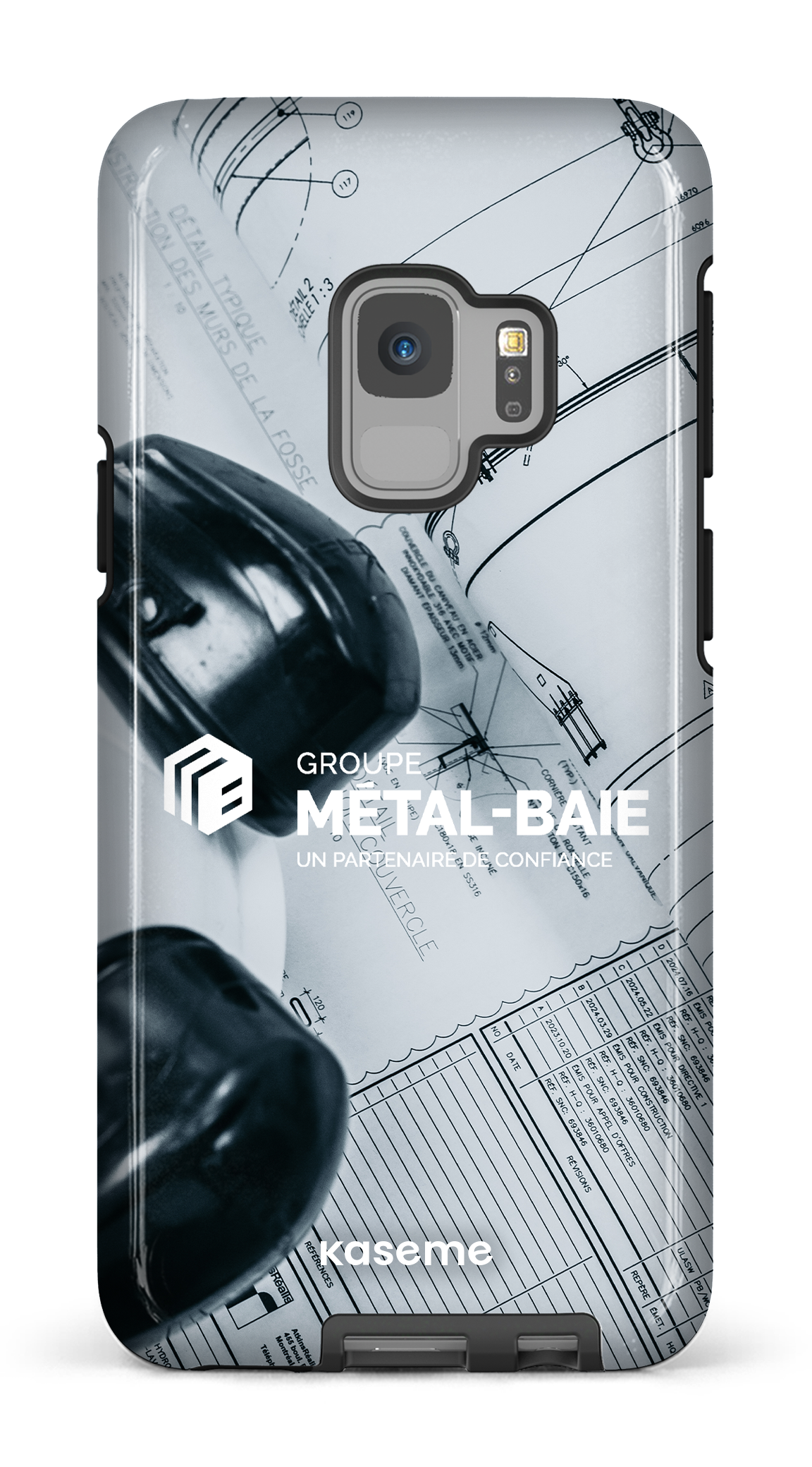 Galaxy S9 Tough Le plan par Métal-Baie -