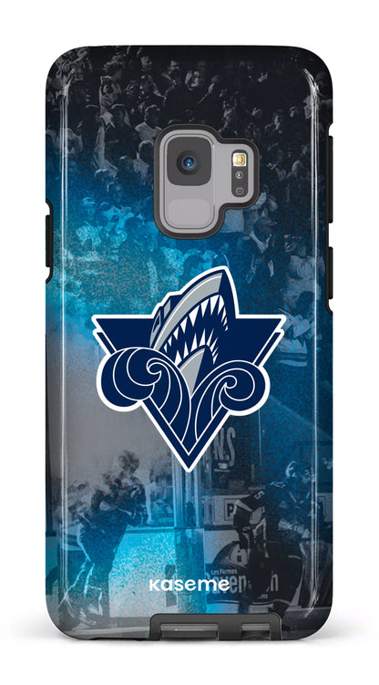 Galaxy S9 Tough Océanic Logo & Foule -