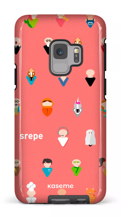 Galaxy S9 Tough Personnages Saumon -