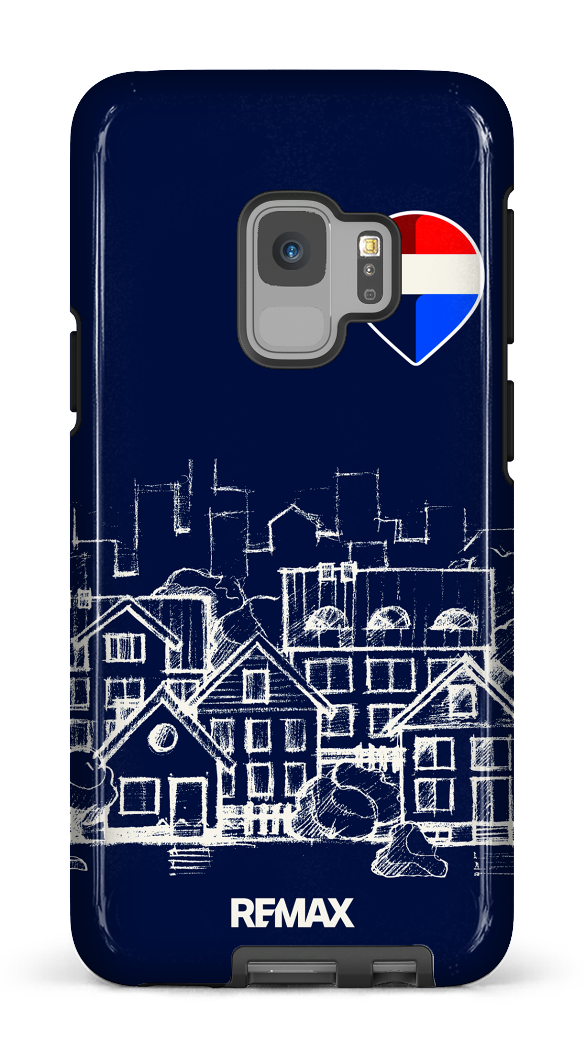 Galaxy S9 Tough Remax Sketch Bleu -