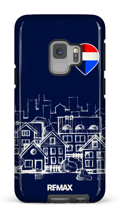 Galaxy S9 Tough Remax Sketch Bleu -