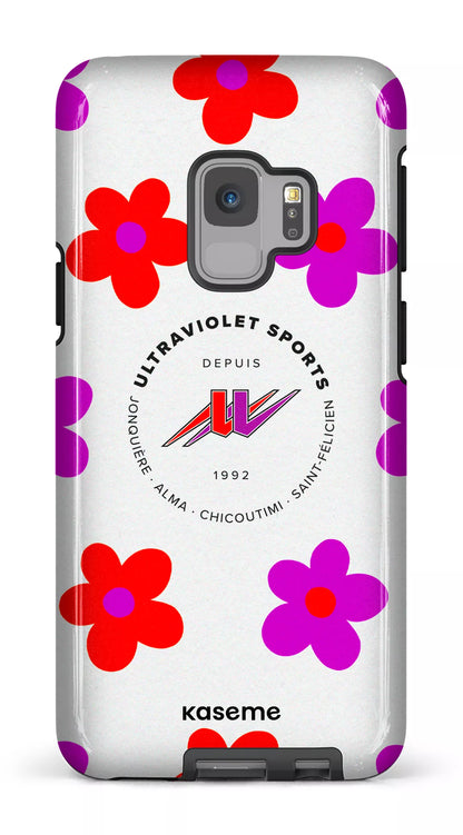 Galaxy S9 Tough UltraViolet Fleurs -