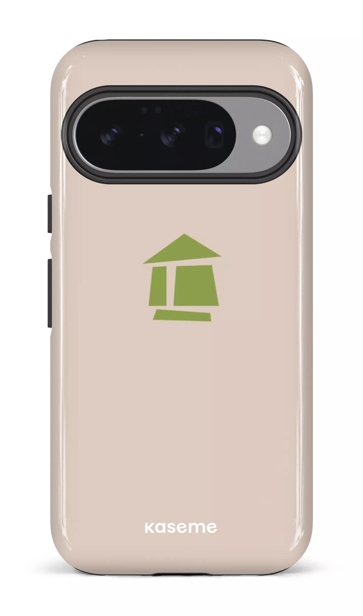 Google Pixel 10 Impact (Gloss) Flordeco logo grège -