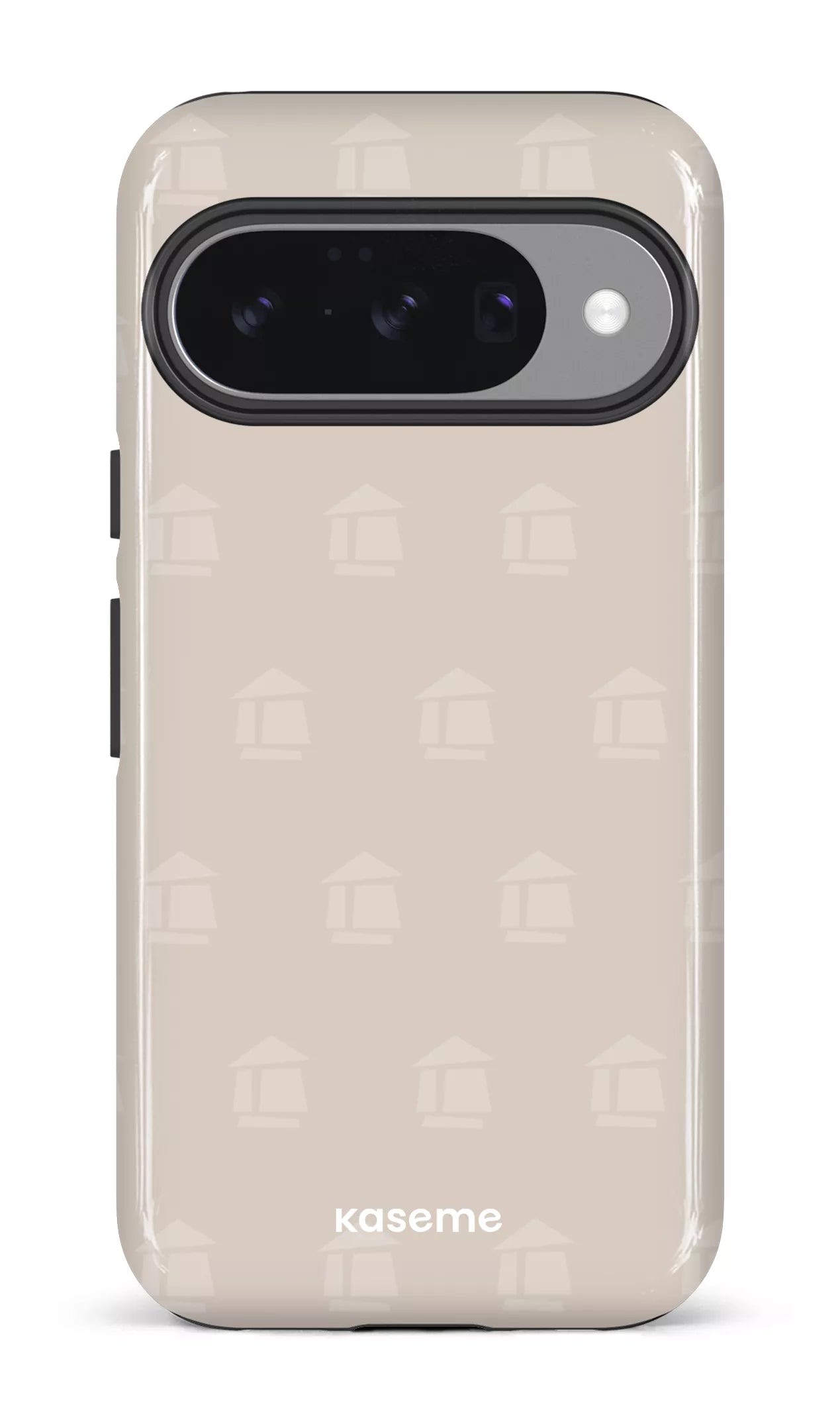 Google Pixel 10 Impact (Gloss) Flordeco motif grège -