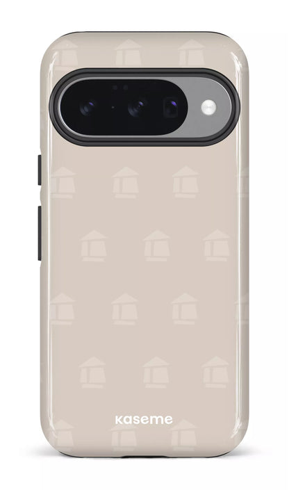 Google Pixel 10 Impact (Gloss) Flordeco motif grège -