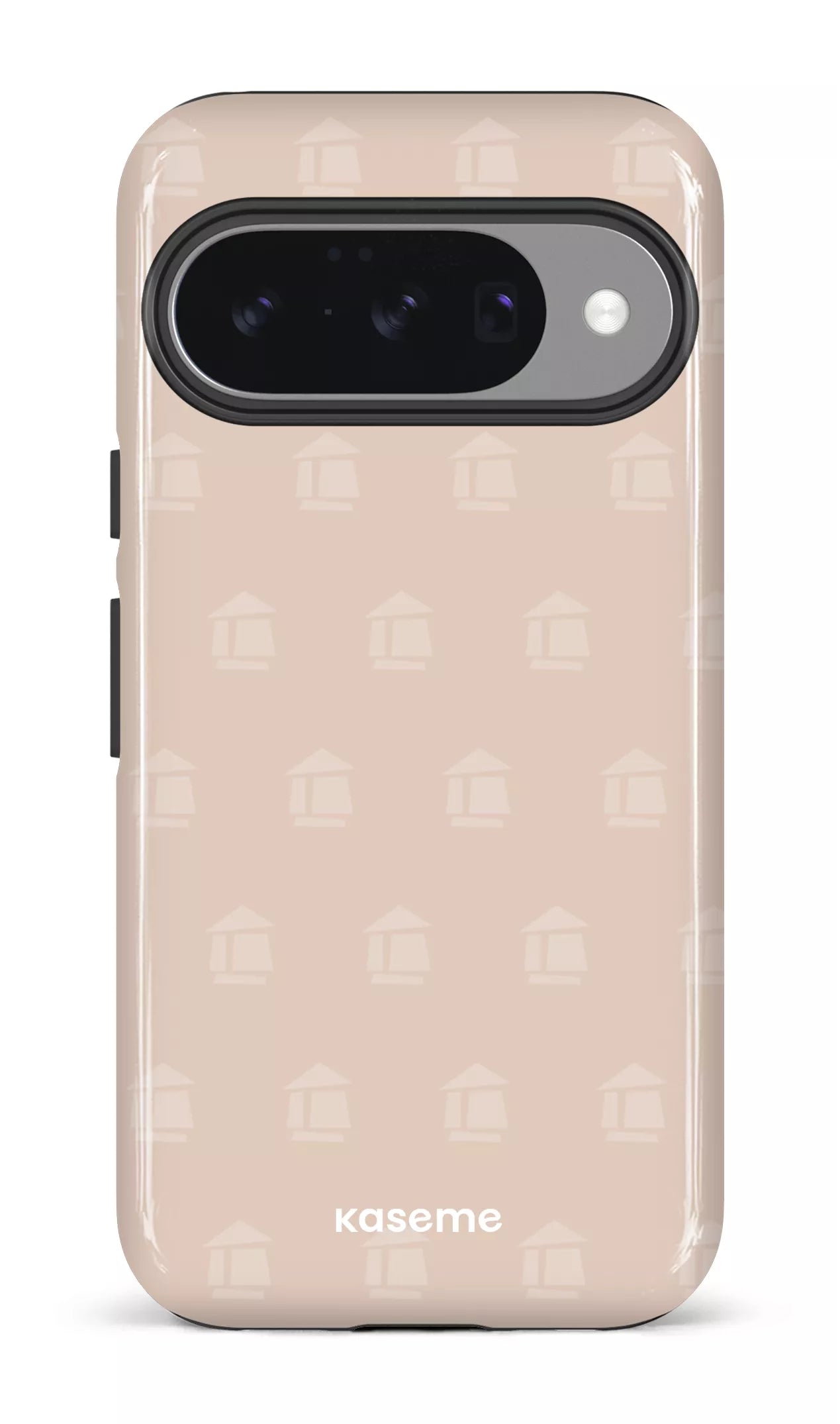 Google Pixel 10 Impact (Gloss) Flordeco motif grège -