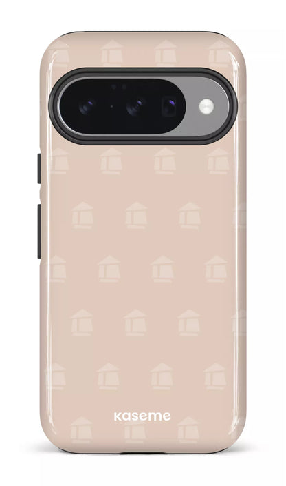 Google Pixel 10 Impact (Gloss) Flordeco motif grège -