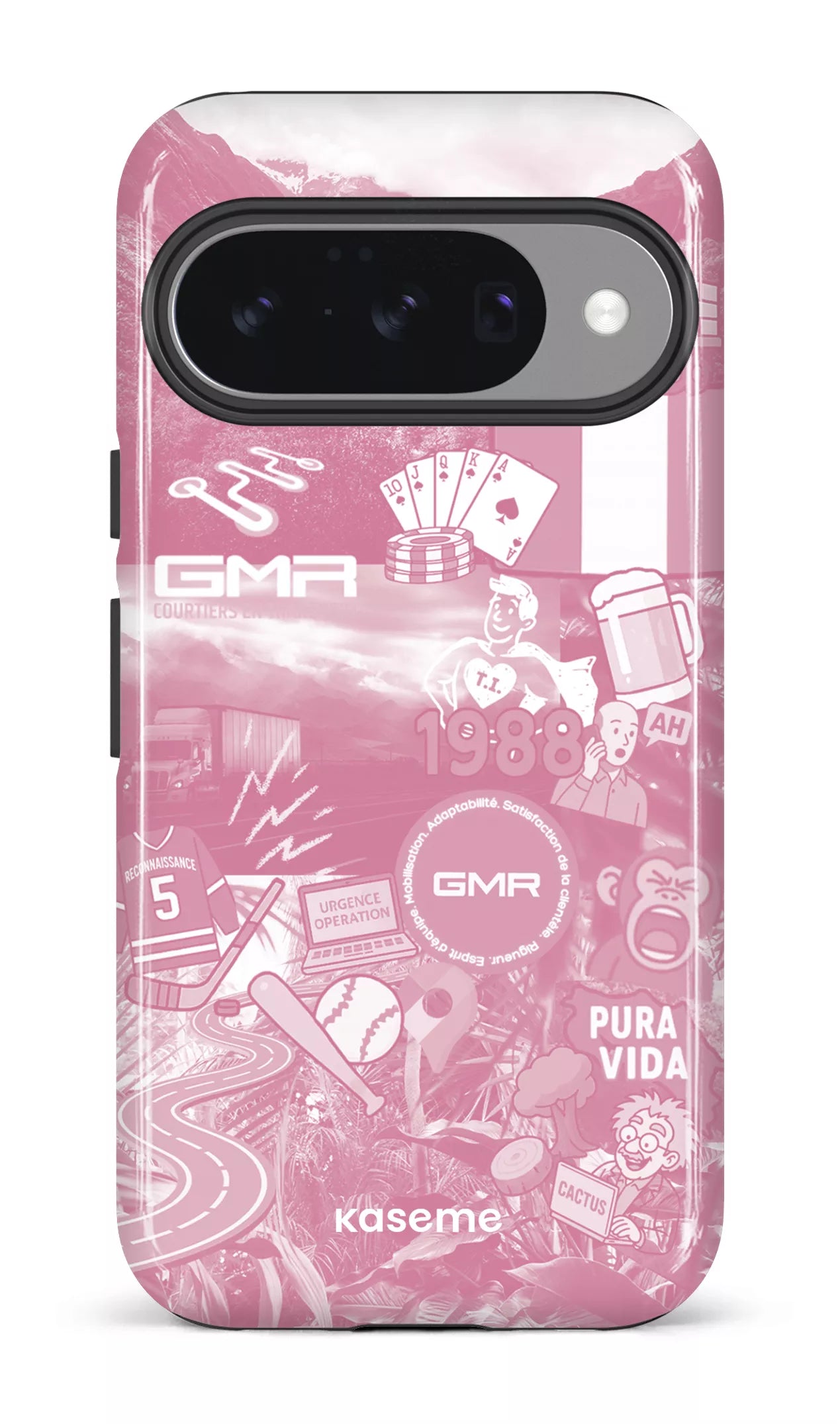 Google Pixel 10 Impact (Gloss) GMR Collage Rose -