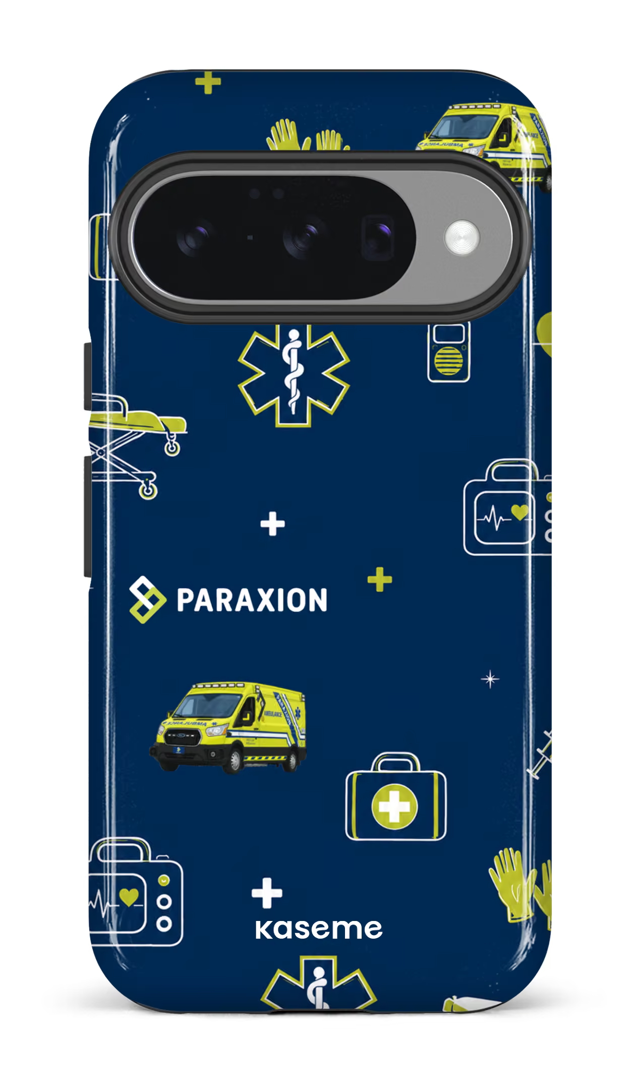 Google Pixel 10 Impact (Gloss) Icônes bleu Paraxion -