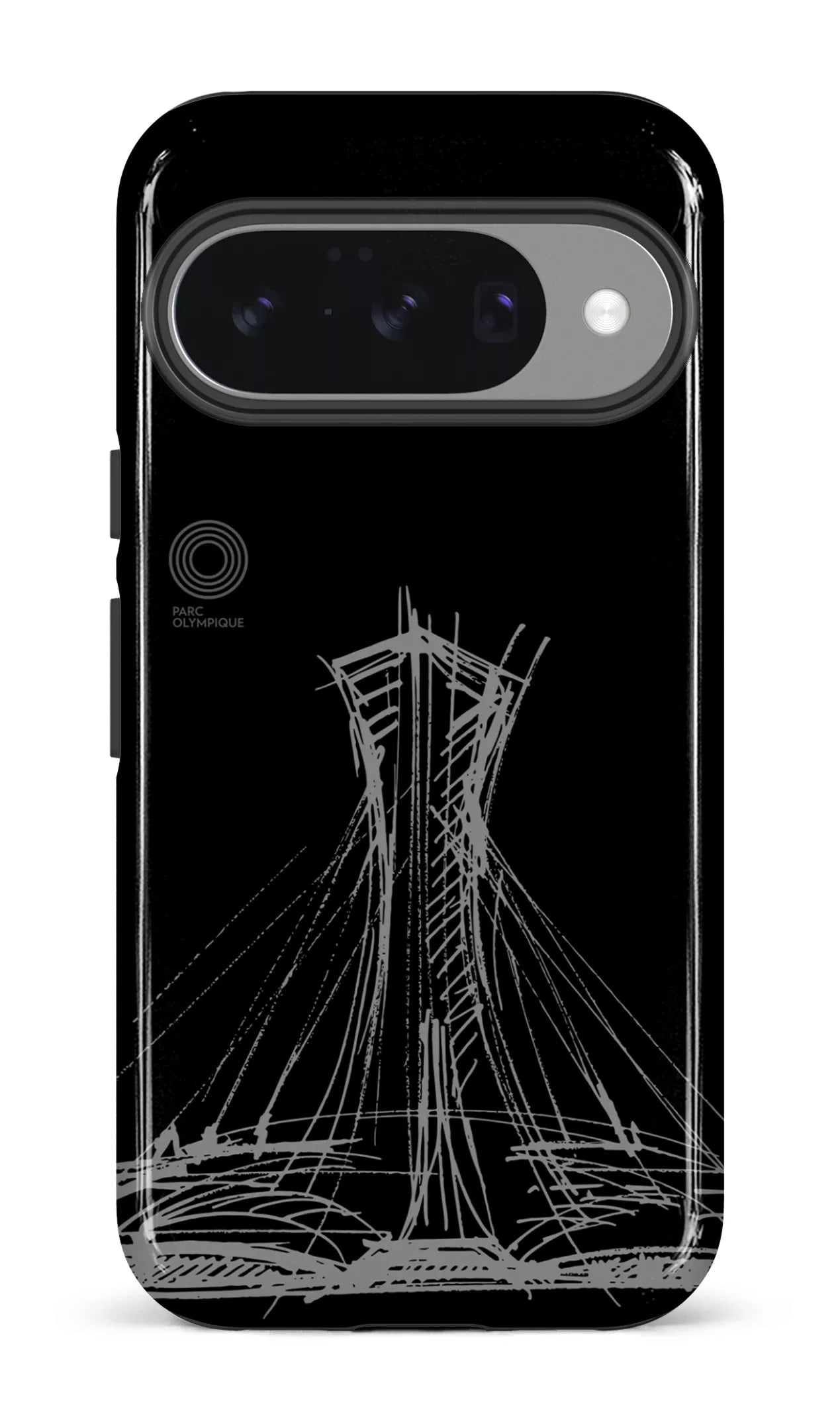 Google Pixel 10 Impact (Gloss) Parc Olympique - Croquis Noir -