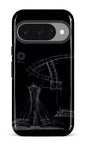 Google Pixel 10 Impact (Gloss) Parc Olympique - Croquis Plan Noir -