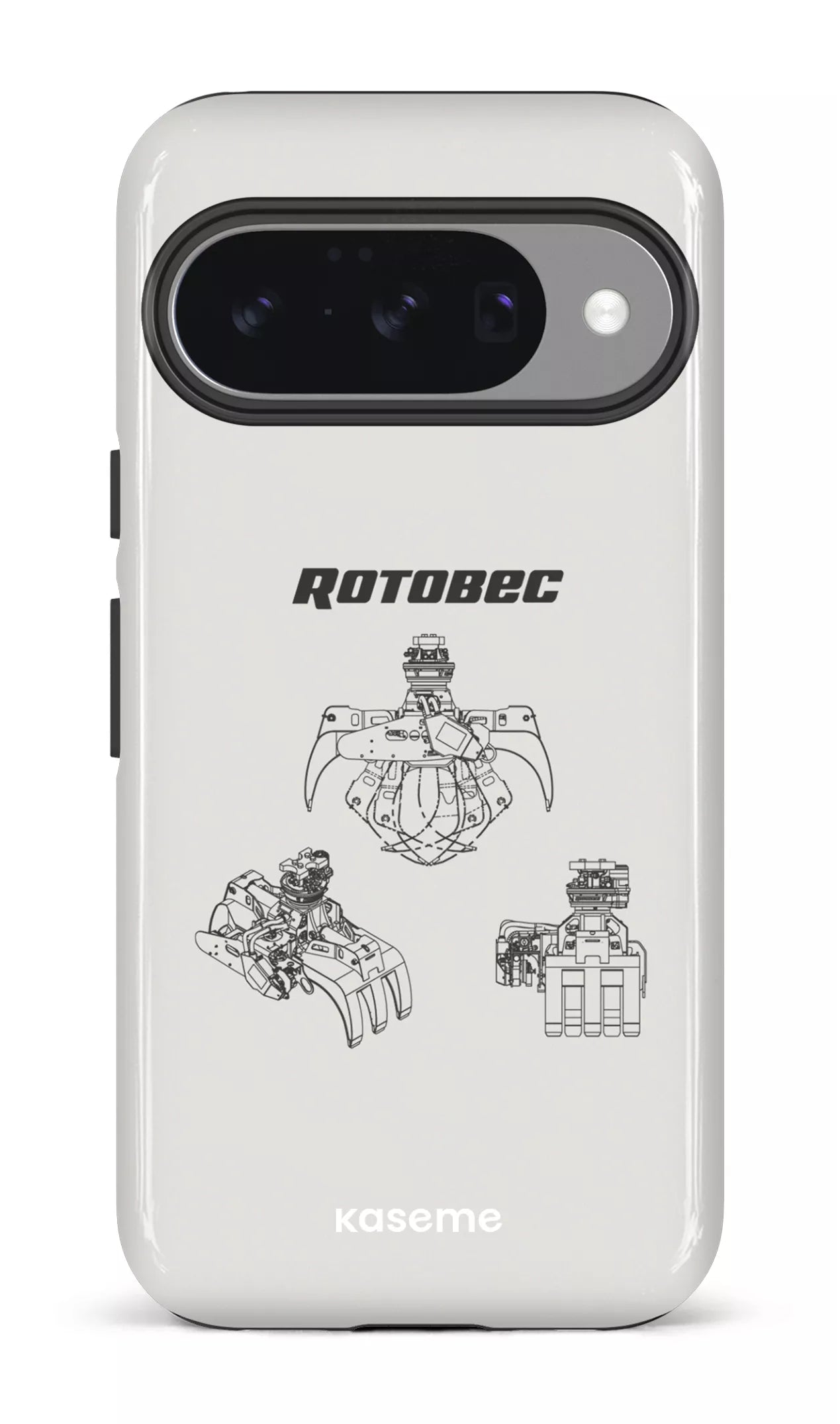 Google Pixel 10 Impact (Gloss) Rotobec Gris -