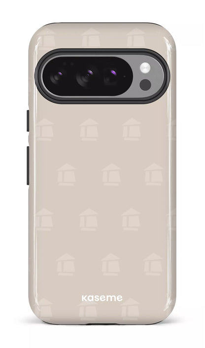 Google Pixel 10 Pro Impact (Gloss) (D) Flordeco motif grège -