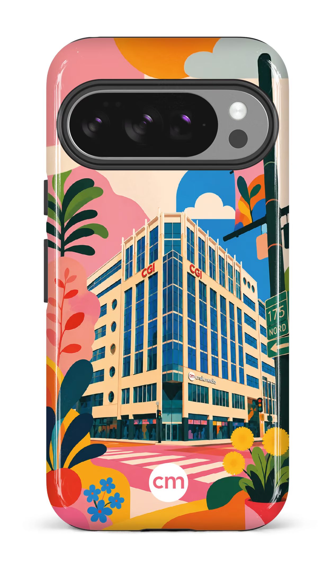 Google Pixel 10 Pro Impact (Gloss) (D) Funky Building Crakmedia -