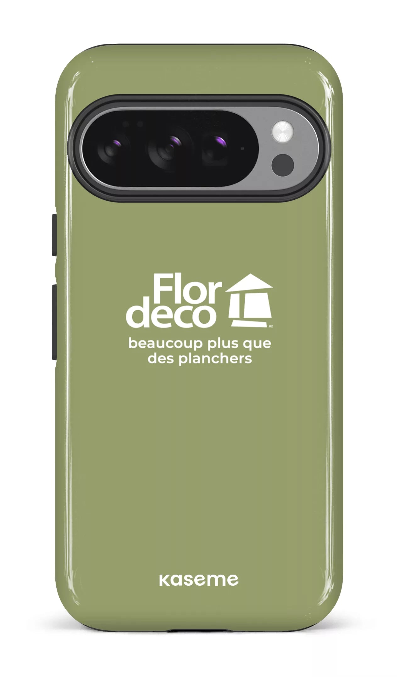 Google Pixel 10 Pro Impact (Gloss) Flordeco logo Sauge -