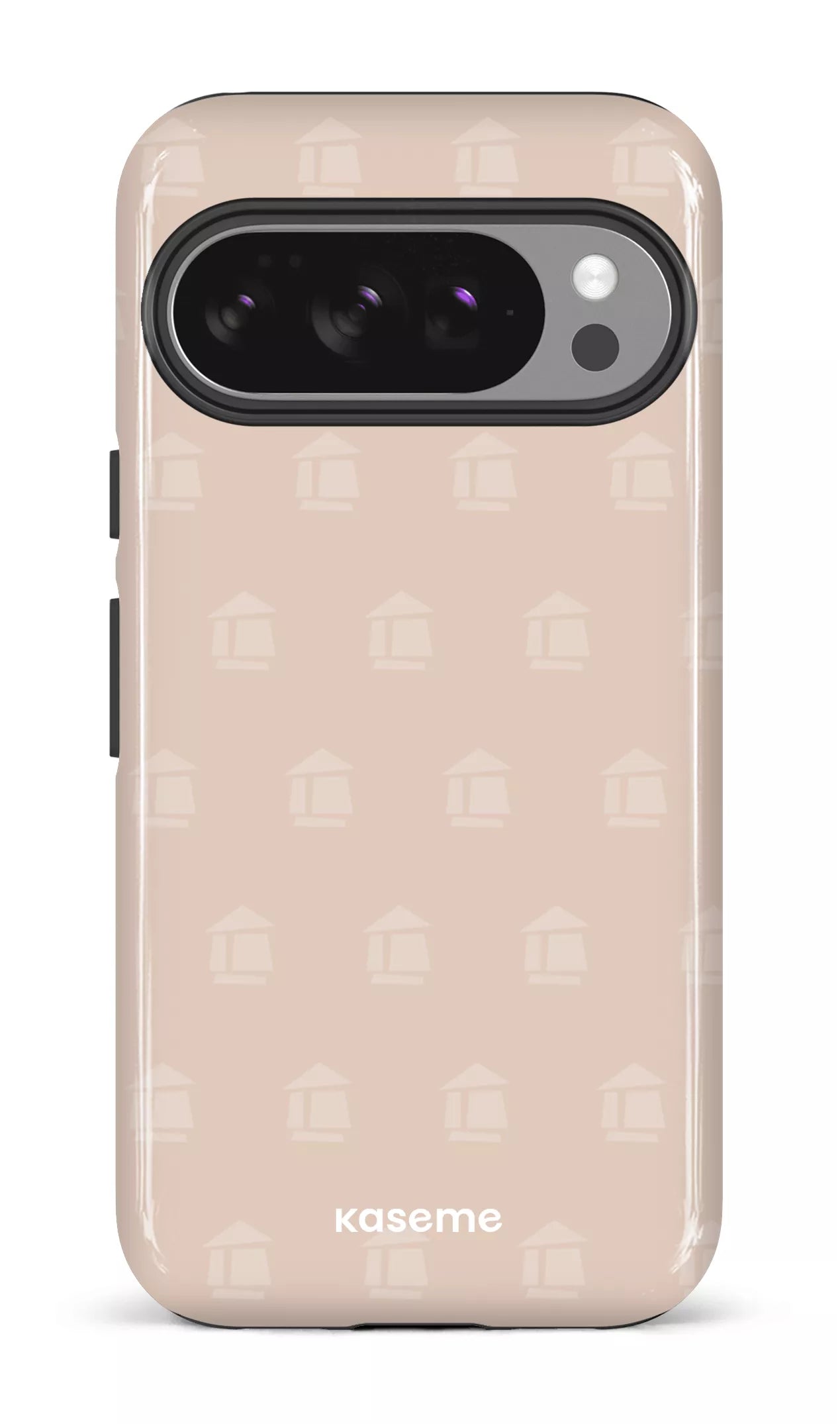 Google Pixel 10 Pro Impact (Gloss) Flordeco motif grège -