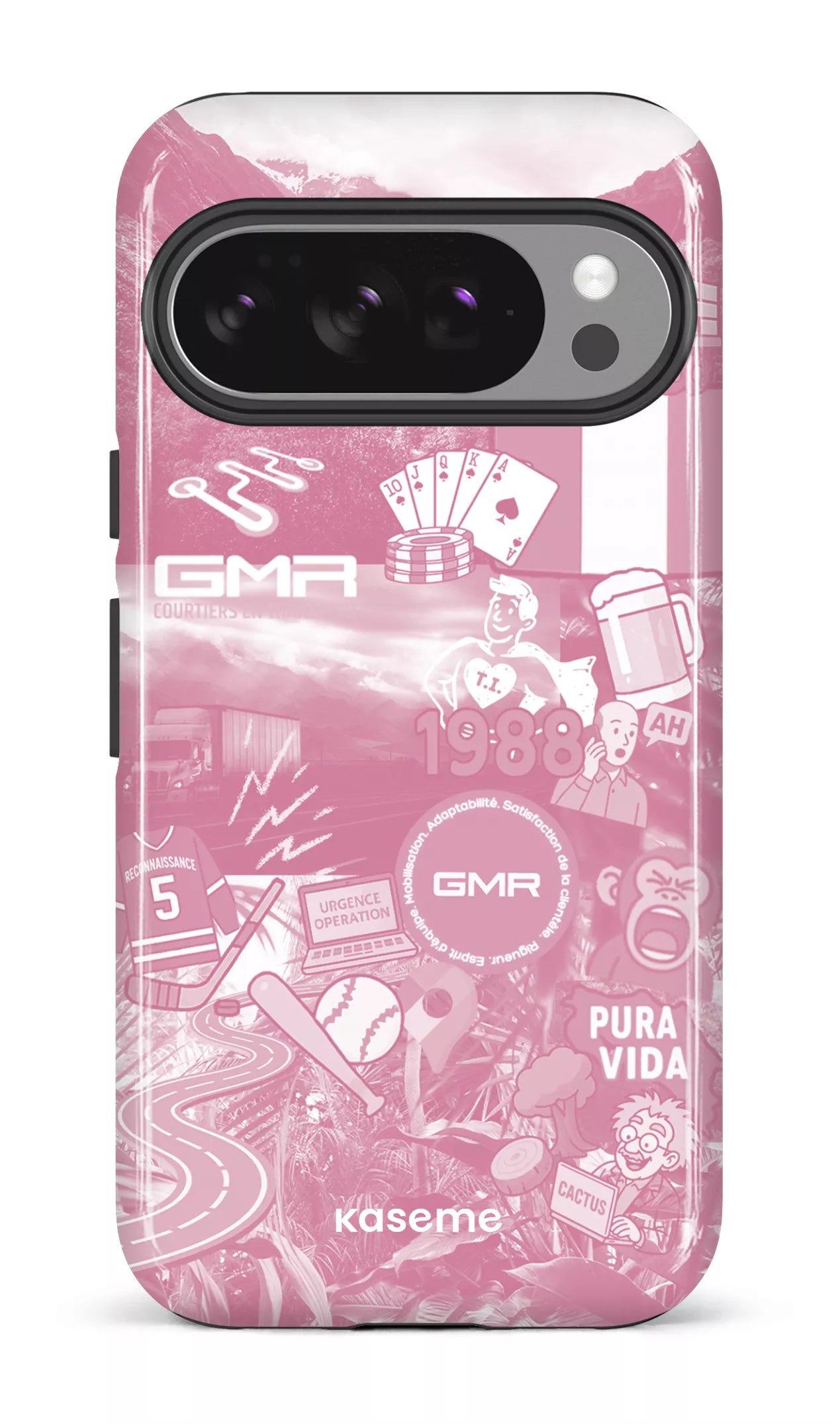 Google Pixel 10 Pro Impact (Gloss) GMR Collage Rose -