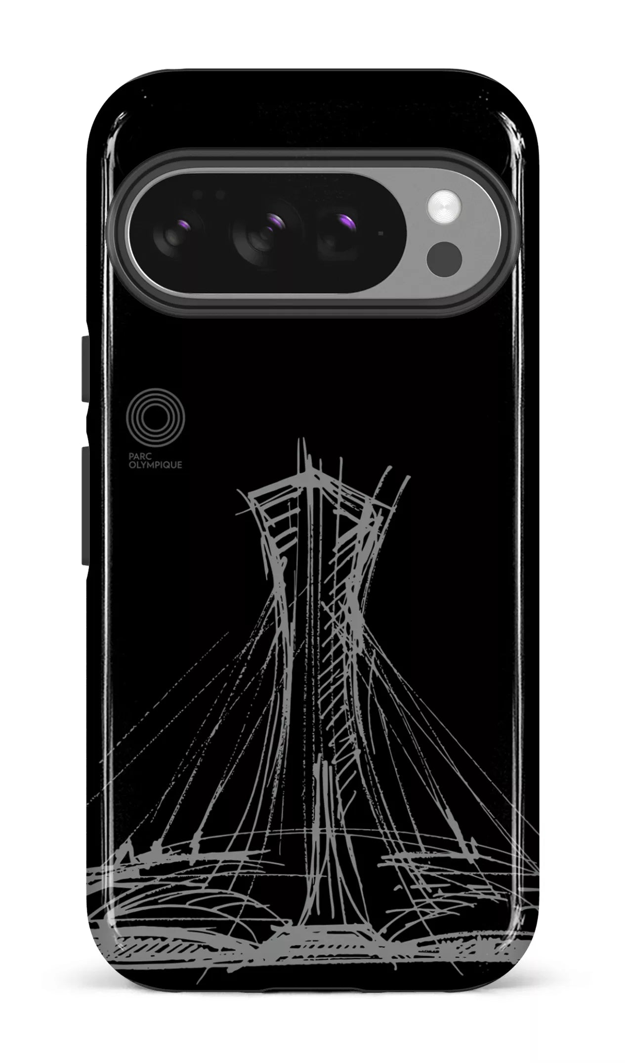 Google Pixel 10 Pro Impact (Gloss) Parc Olympique - Croquis Noir -