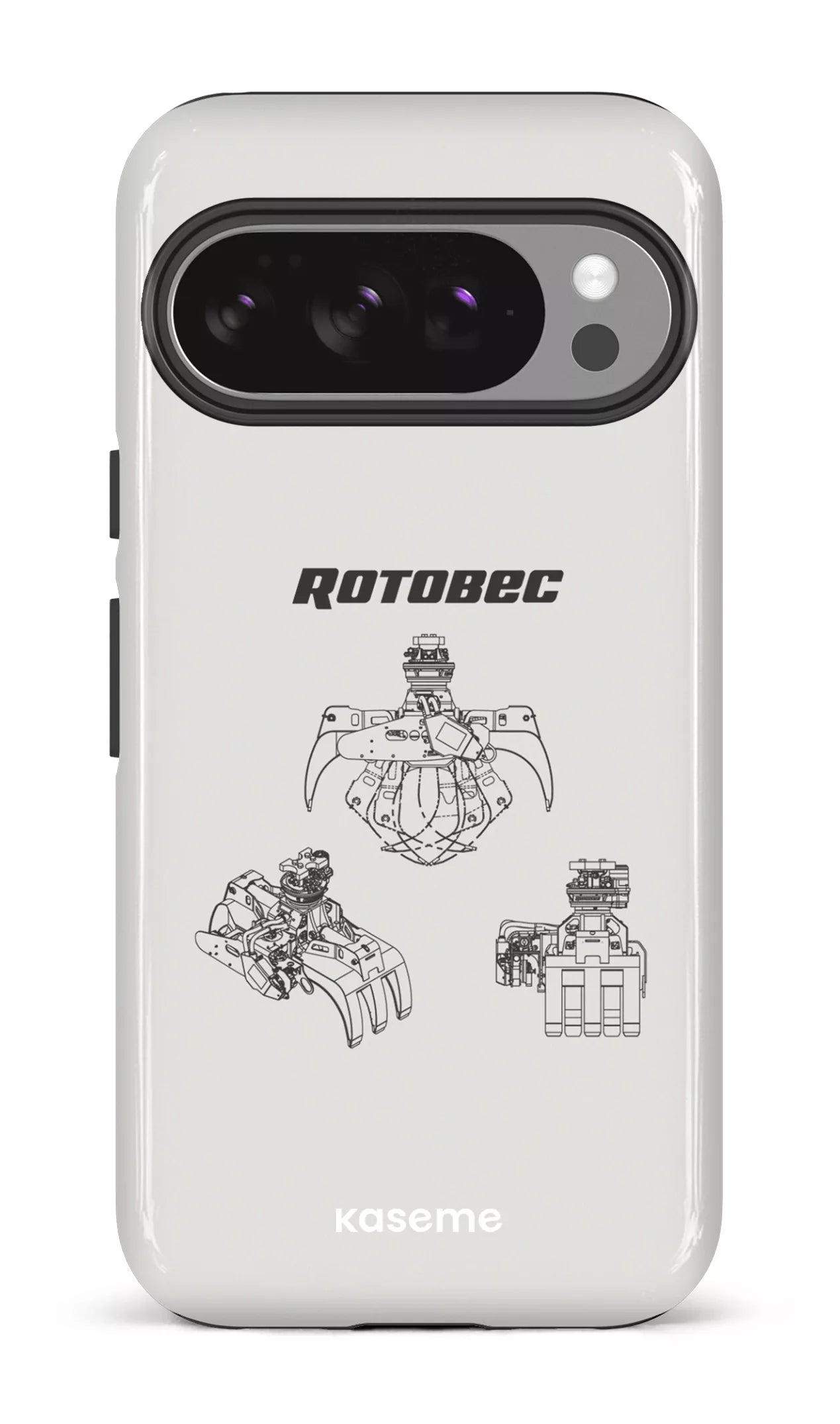 Google Pixel 10 Pro Impact (Gloss) Rotobec Gris -