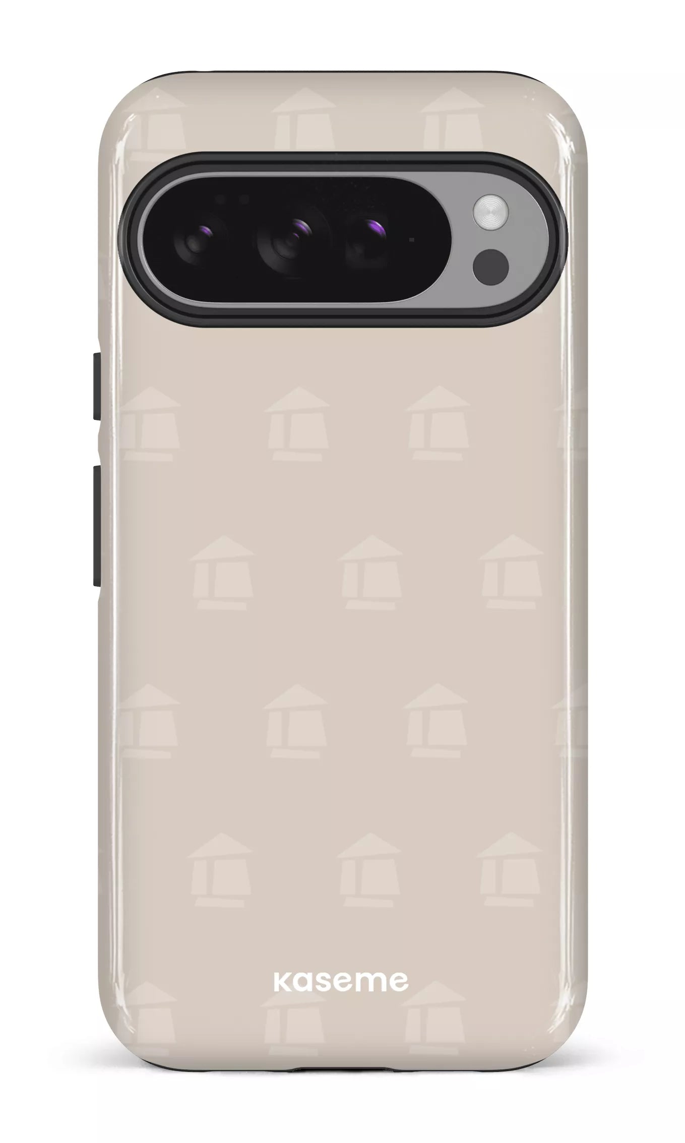 Google Pixel 10 Pro XL Impact (Gloss) Flordeco motif grège -
