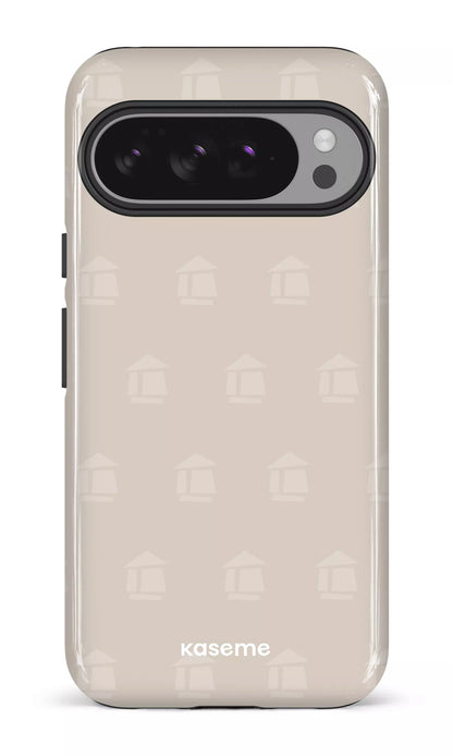 Google Pixel 10 Pro XL Impact (Gloss) Flordeco motif grège -
