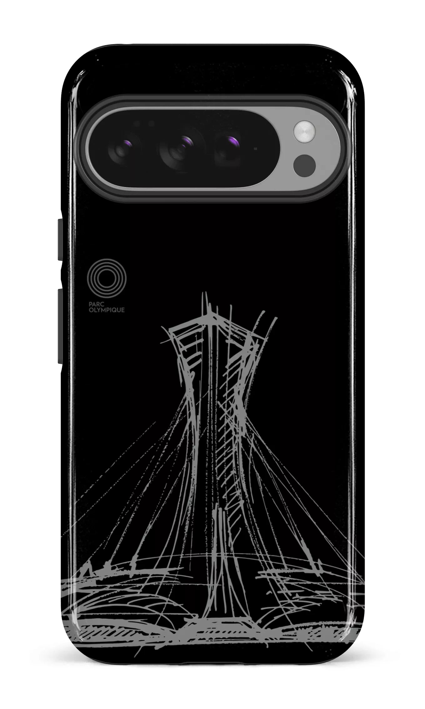 Google Pixel 10 Pro XL Impact (Gloss) Parc Olympique - Croquis Noir -