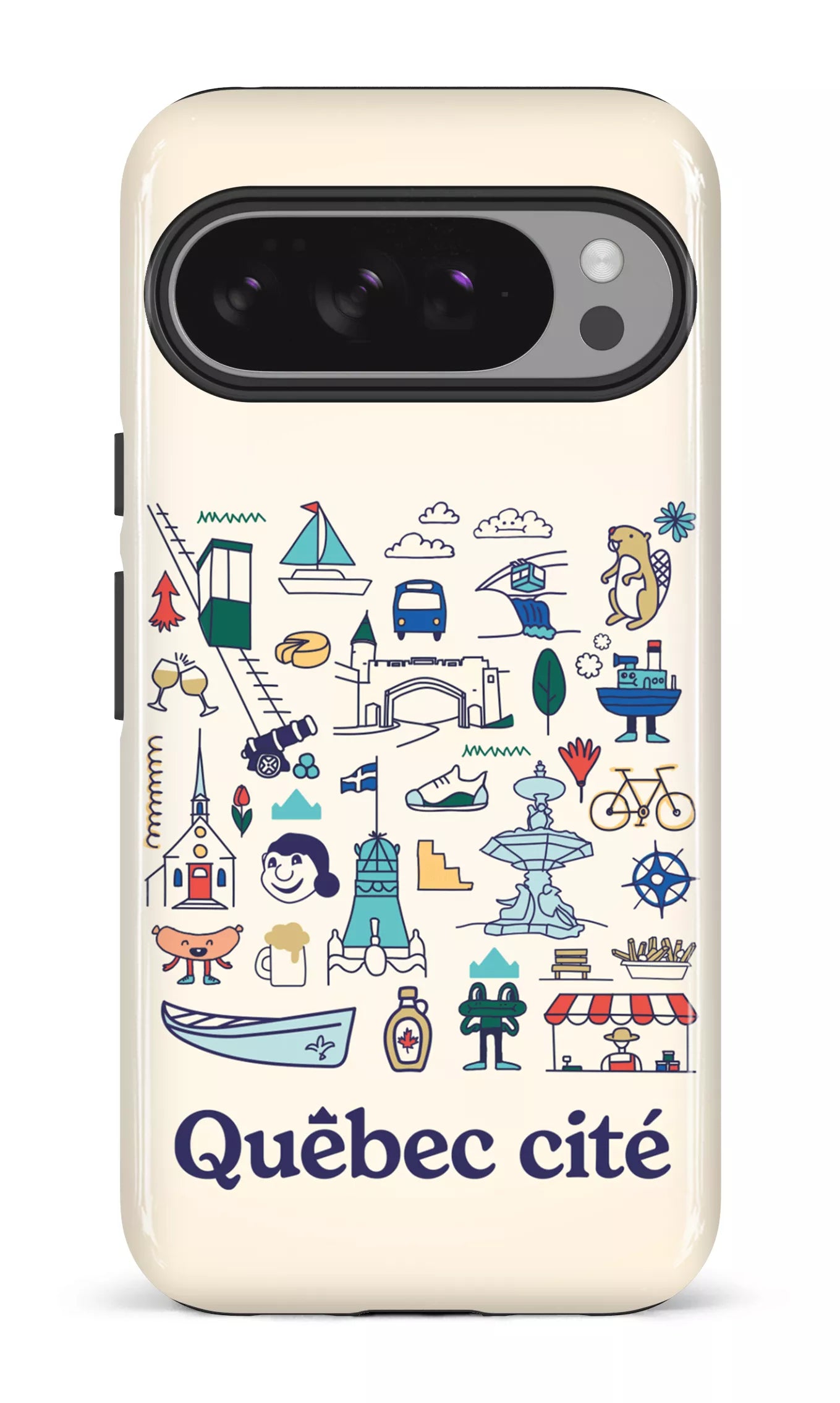Google Pixel 10 Pro XL Impact (Gloss) Québec illustré -