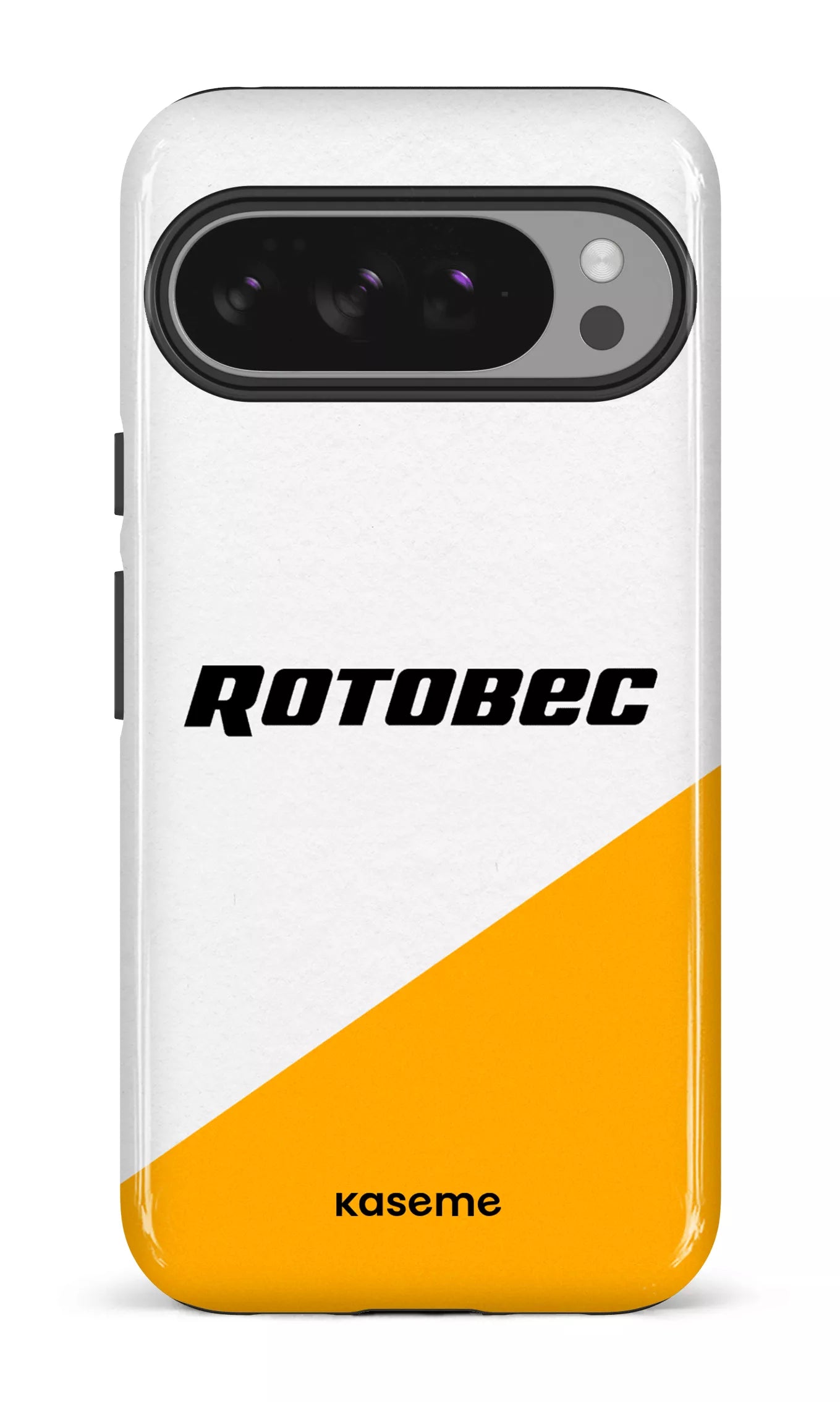 Google Pixel 10 Pro XL Impact (Gloss) Rotobec Blanc et Jaune -