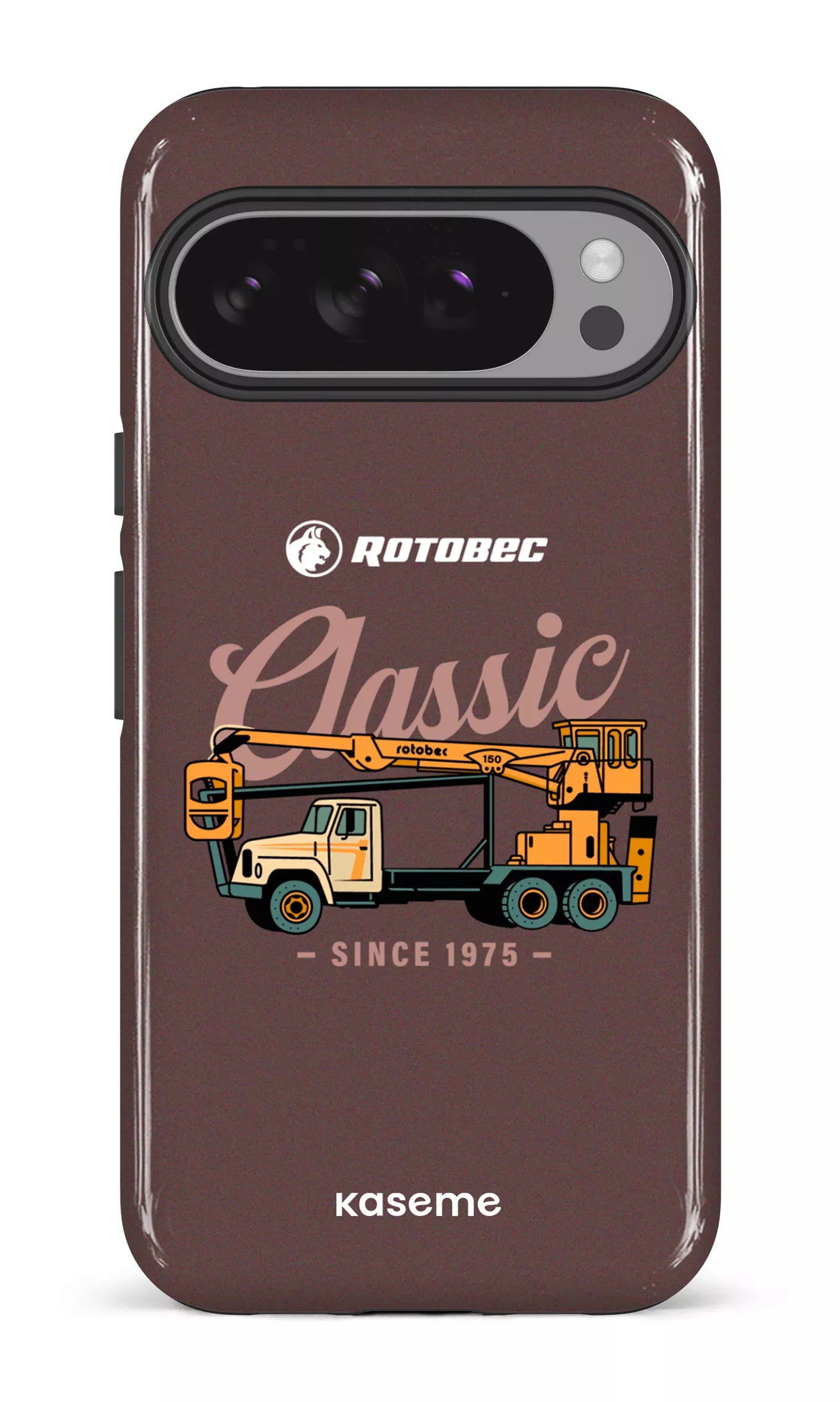 Google Pixel 10 Pro XL Impact (Gloss) Rotobec Brun "Classic" -