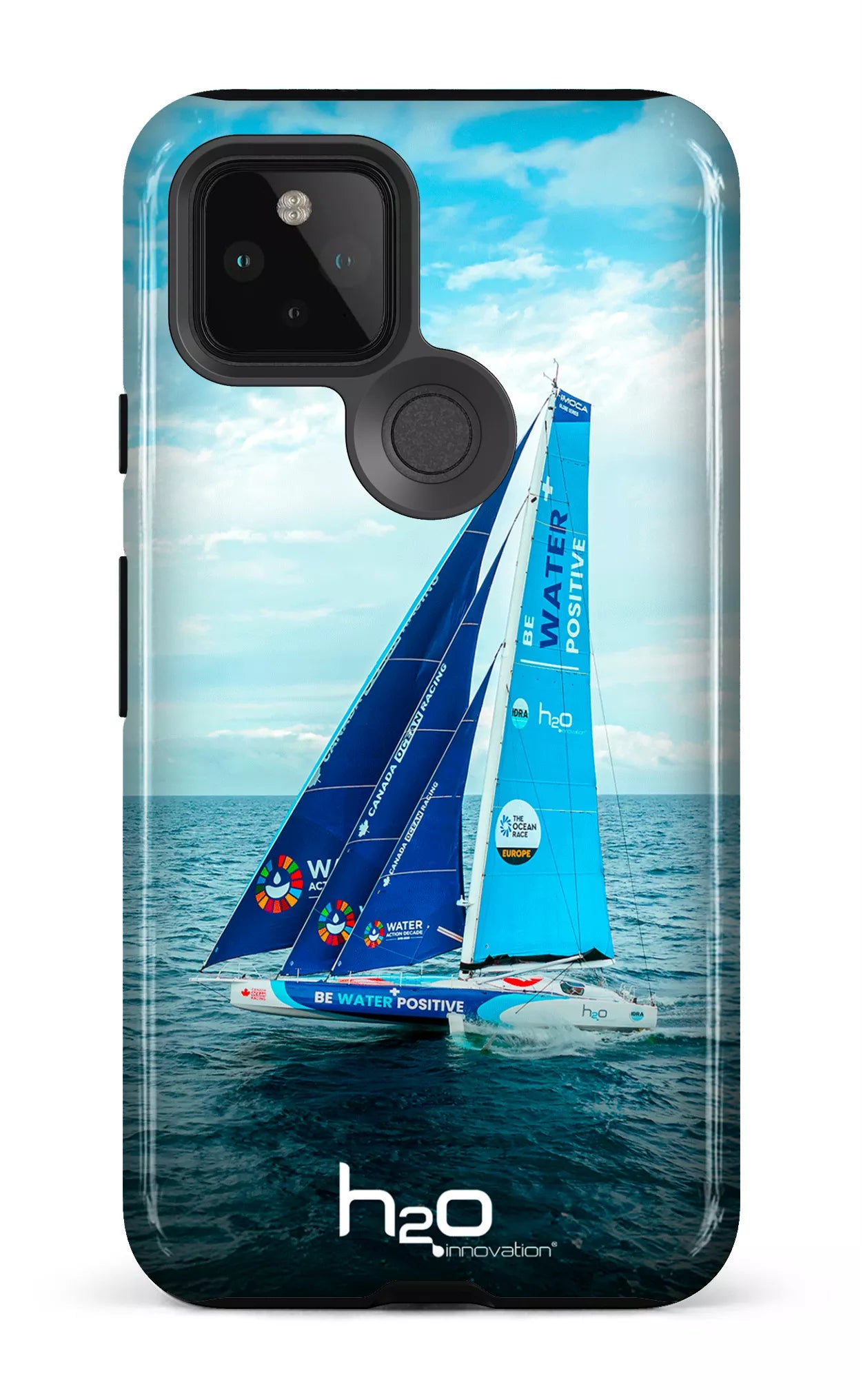 Google Pixel 5 Tough Be water positive by H2O -