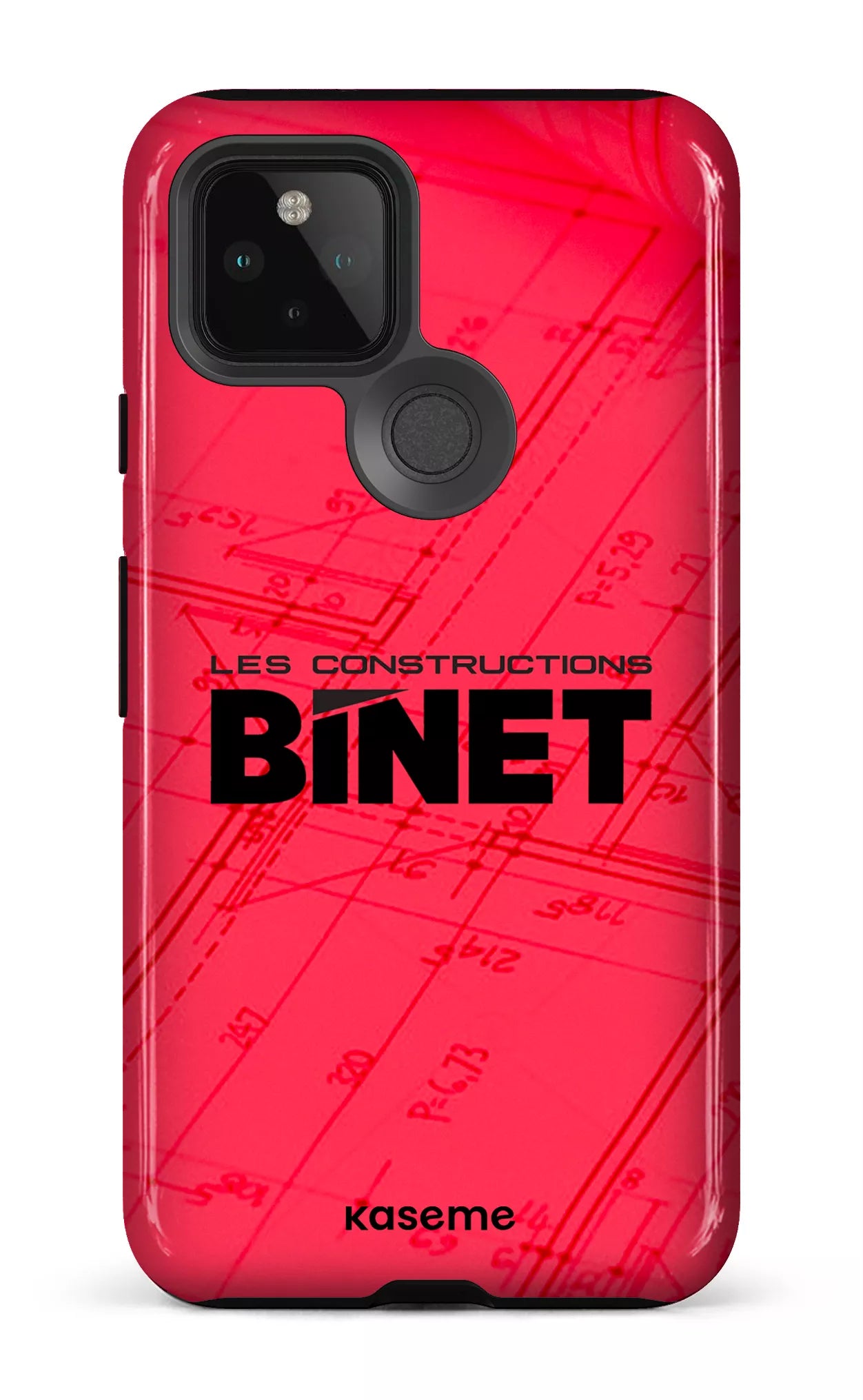 Google Pixel 5 Tough Constructions Binet Rouge -