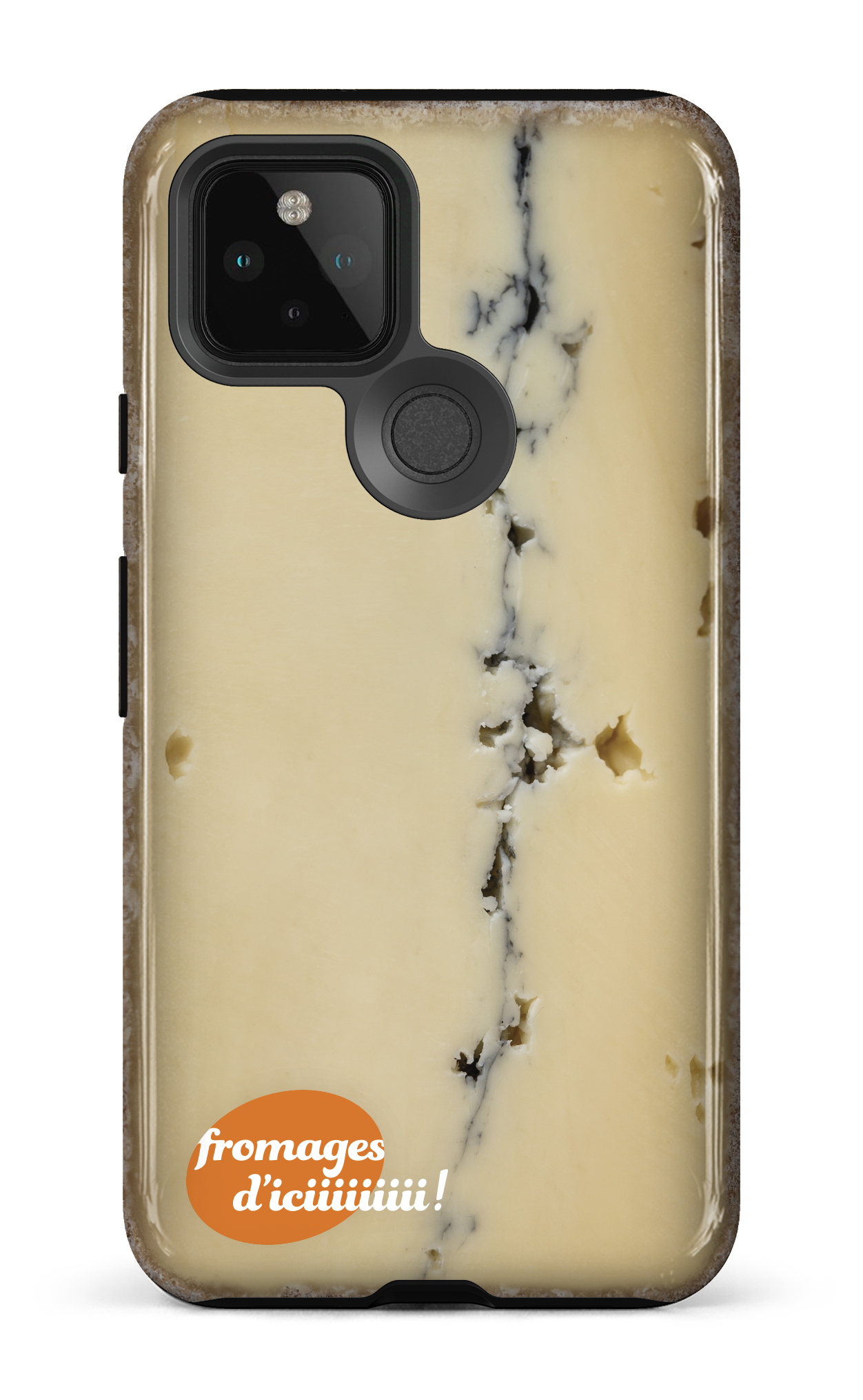 Google Pixel 5 Tough Fromage Cendré Logo -