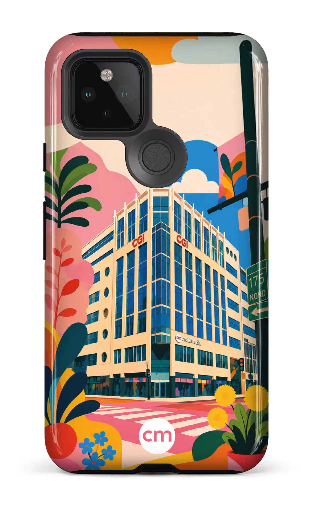 Google Pixel 5 Tough Funky Building Crakmedia -