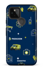 Google Pixel 5 Tough Icônes bleu Paraxion -