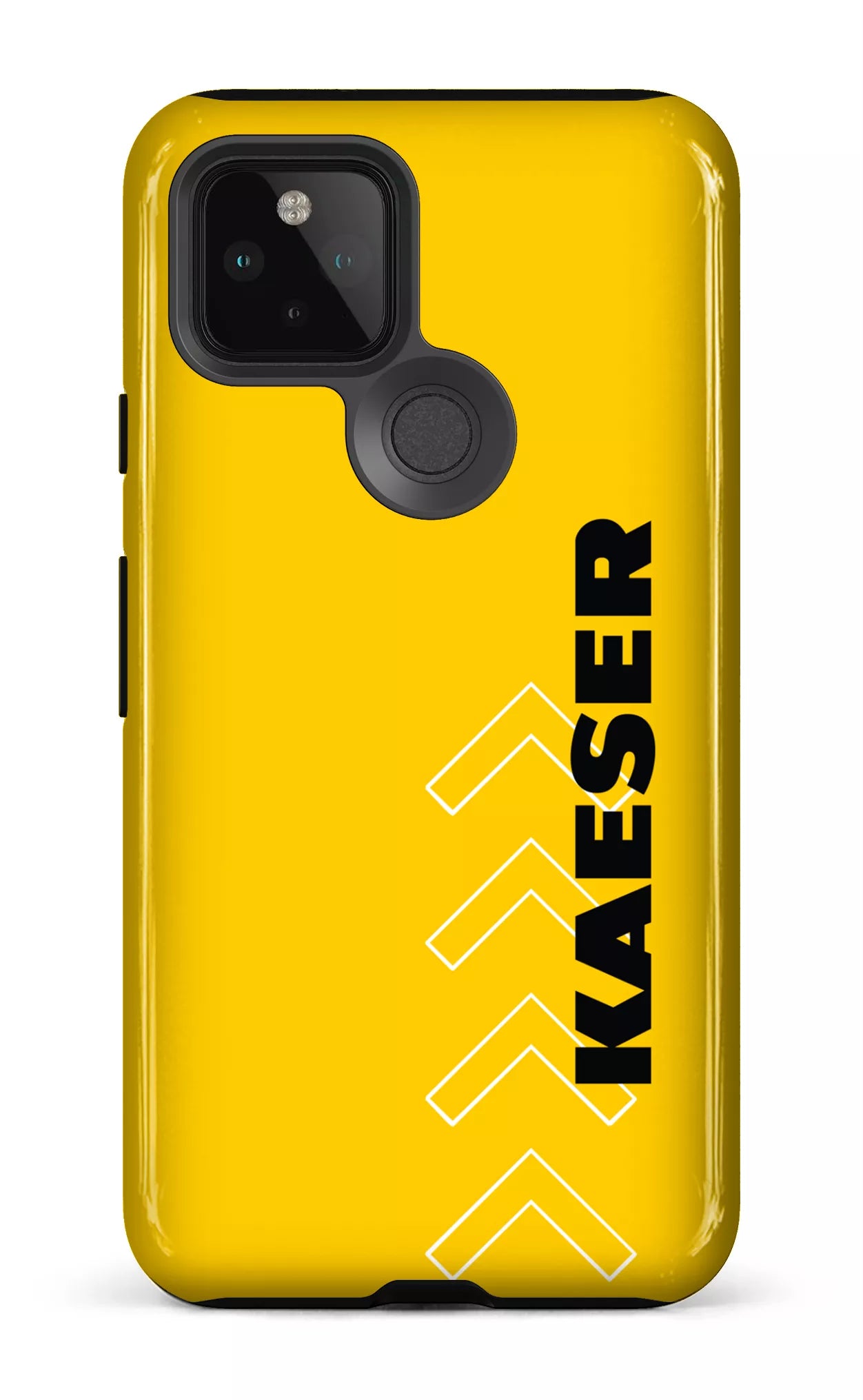 Google Pixel 5 Tough Kaeser Flèches Jaune -