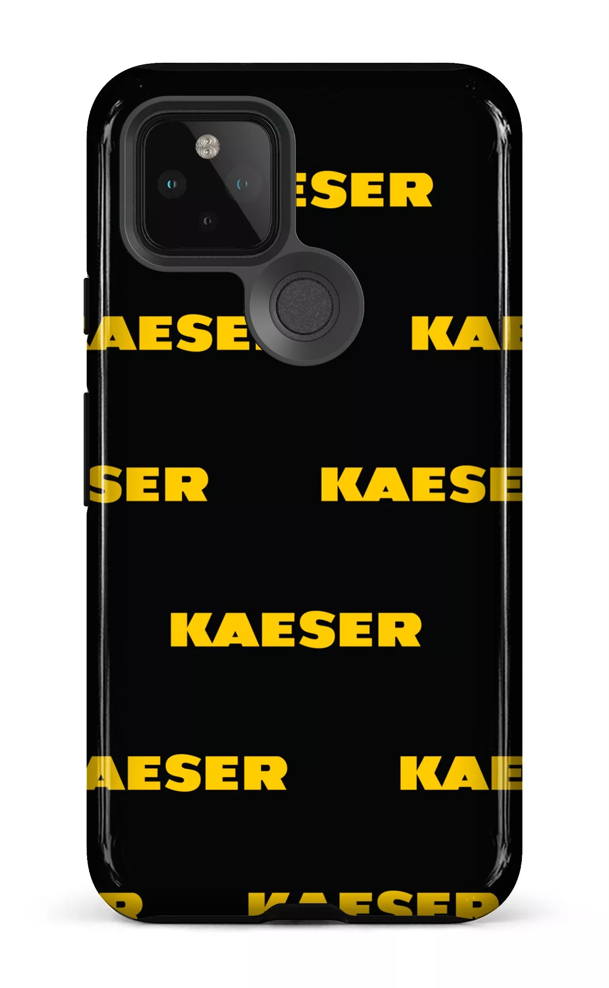 Google Pixel 5 Tough Kaeser Pattern Noir -