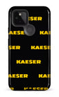 Google Pixel 5 Tough Kaeser Pattern Noir -
