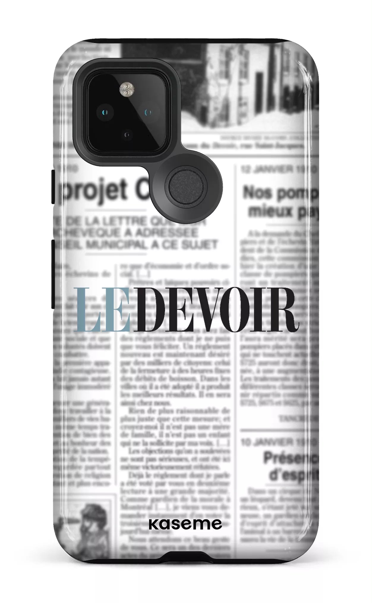 Google Pixel 5 Tough Le Devoir Journal -