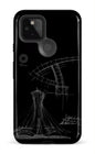 Google Pixel 5 Tough Parc Olympique - Croquis Plan Noir -