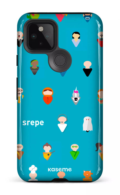 Google Pixel 5 Tough Personnages Turquoise -