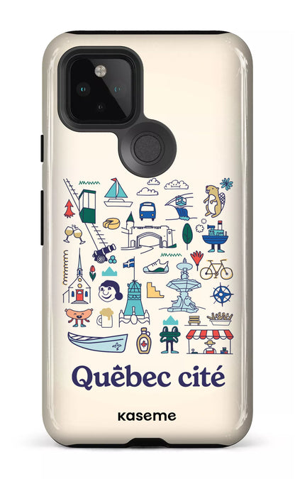Google Pixel 5 Tough Québec illustré -