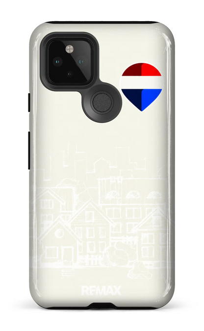 Google Pixel 5 Tough Remax Sketch Beige -