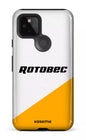 Google Pixel 5 Tough Rotobec Blanc et Jaune -